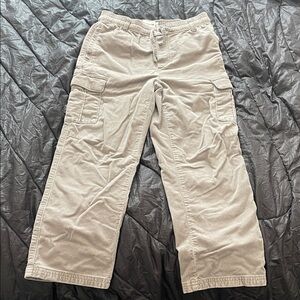 Abercrombie Kids Boys Corduroy Cargo Baggy Pants